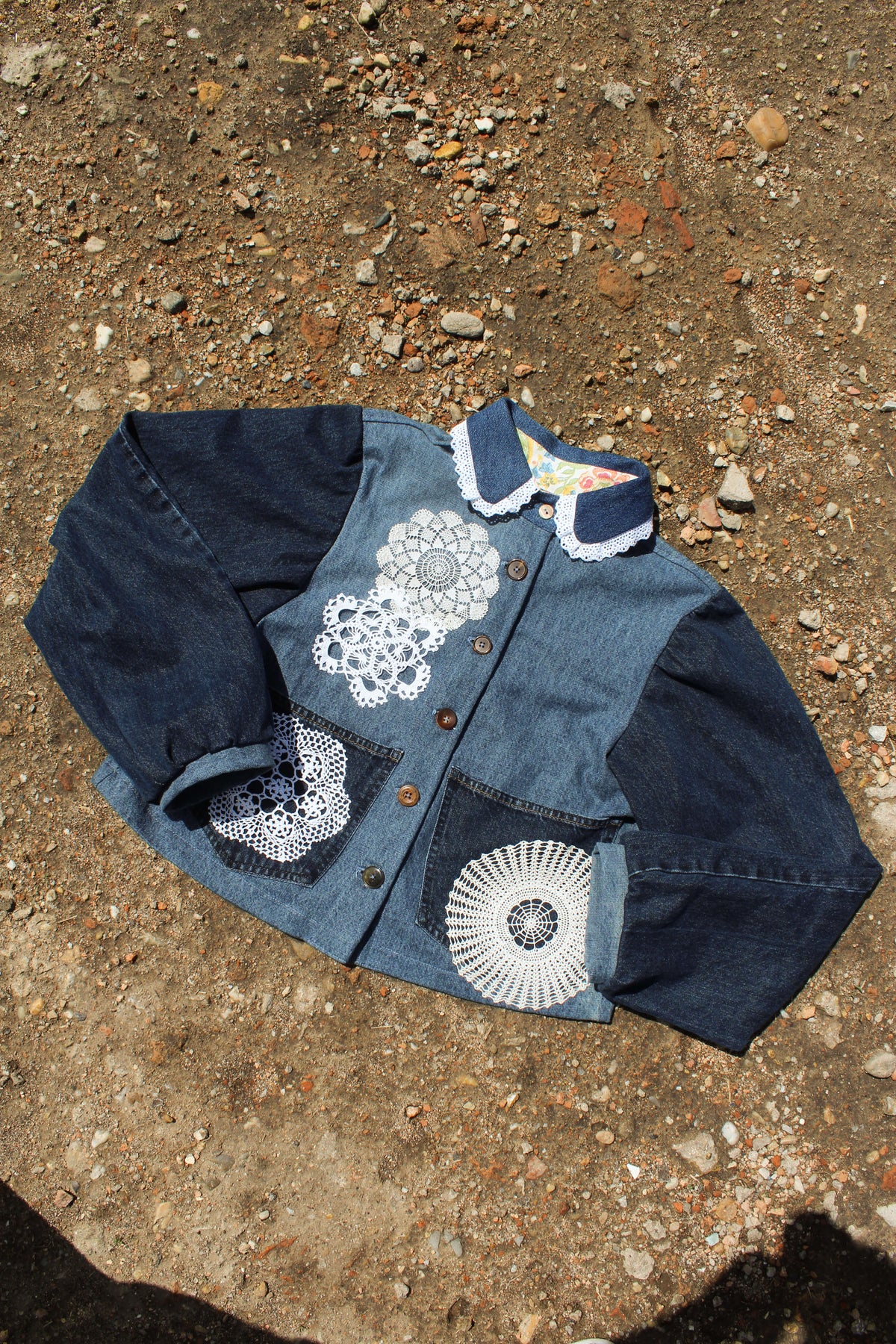 Lacewood denim jacket (XS-S)