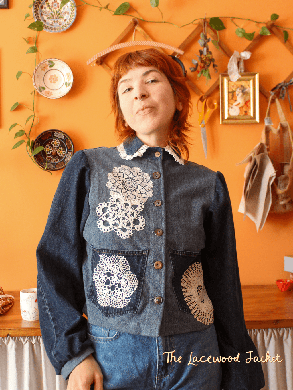 Lacewood farmerdzseki (XS-S)