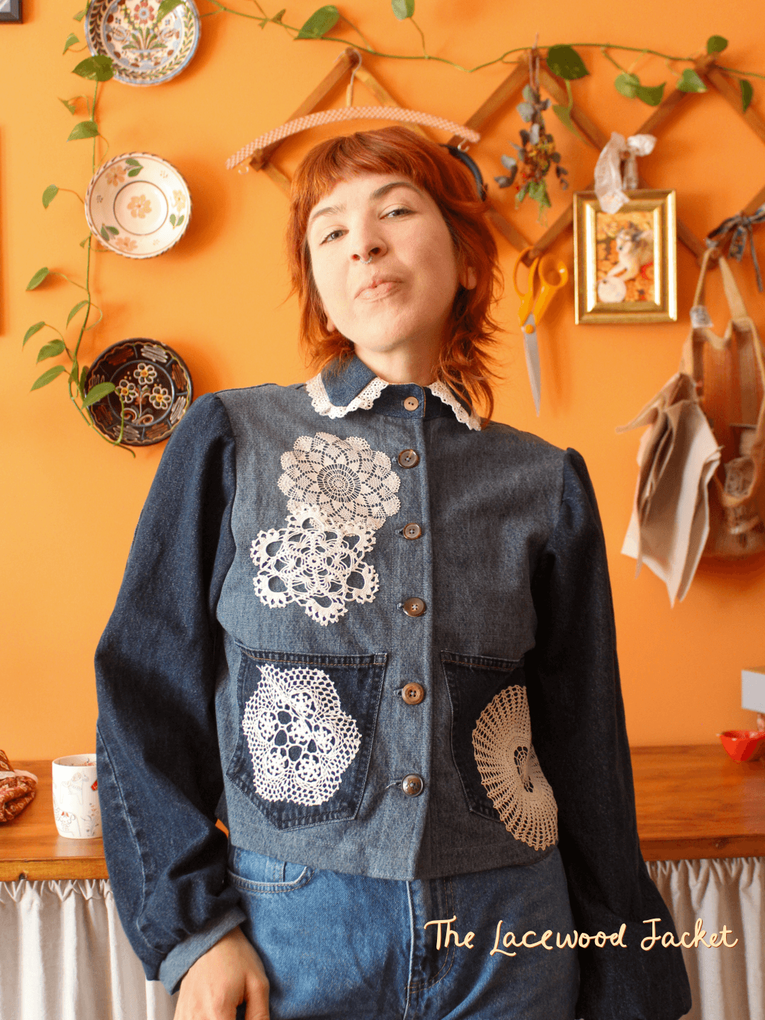 Lacewood farmerdzseki (XS-S)