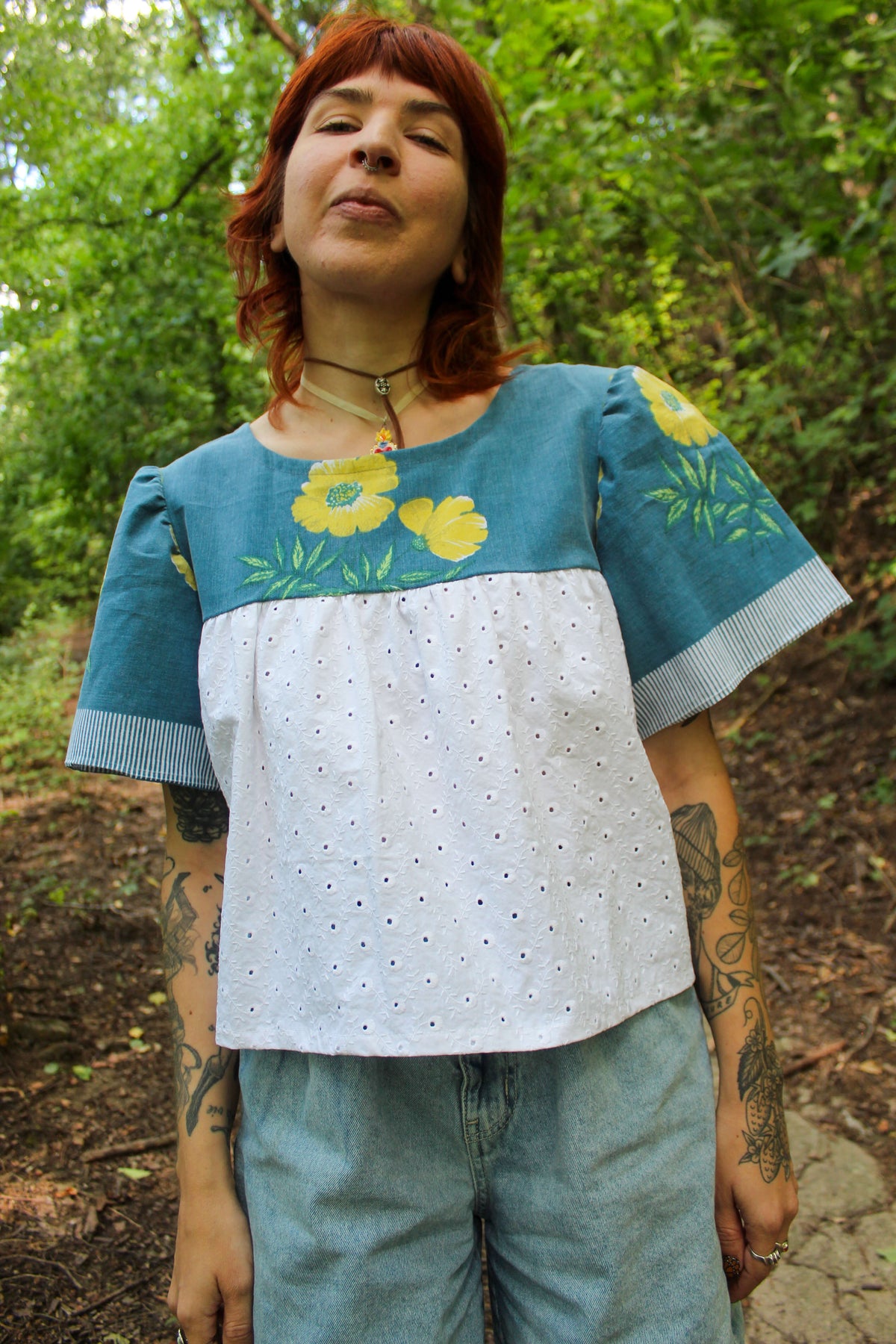 Wildflower top No. 5 (S-L)
