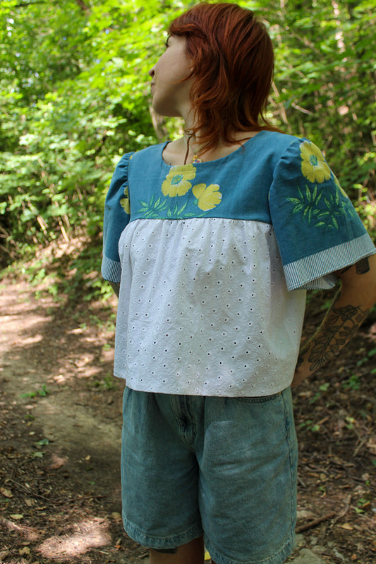 Wildflower top No. 5 (S-L)