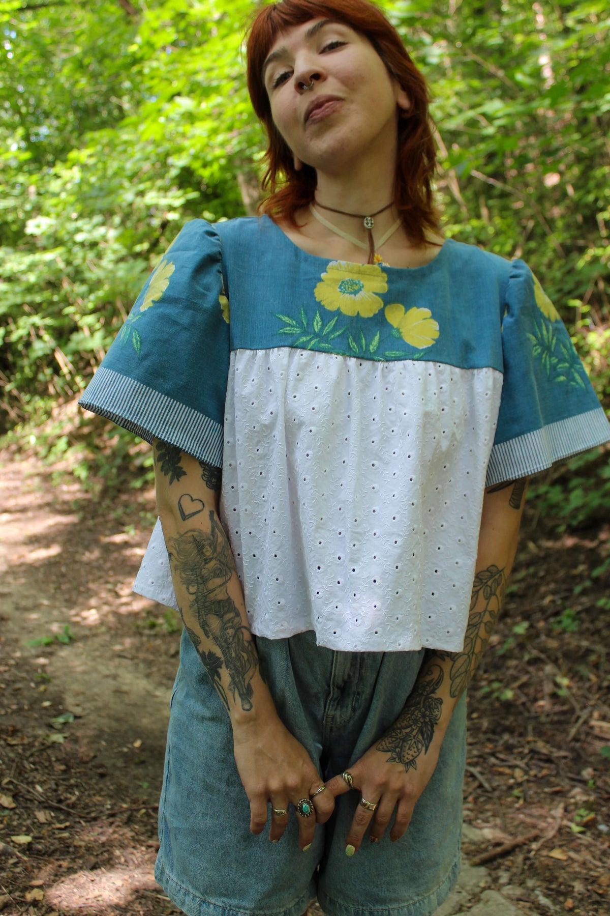 Wildflower top No. 5 (S-L)