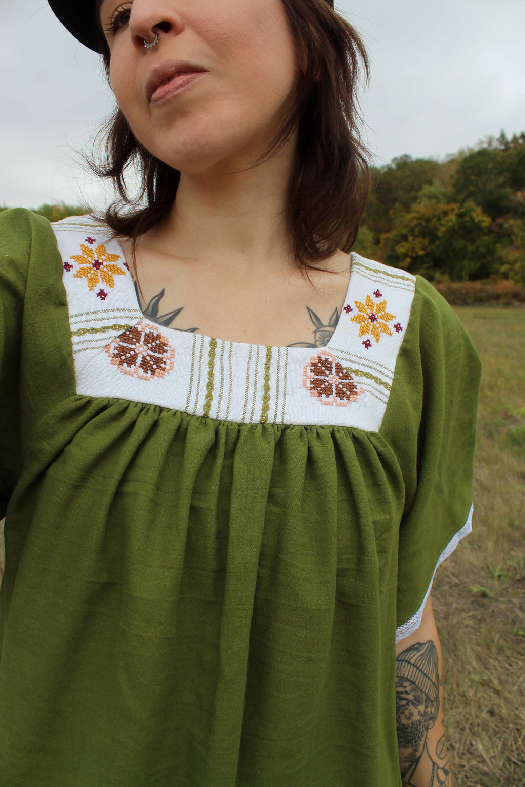 Nature folk felső (S-M)