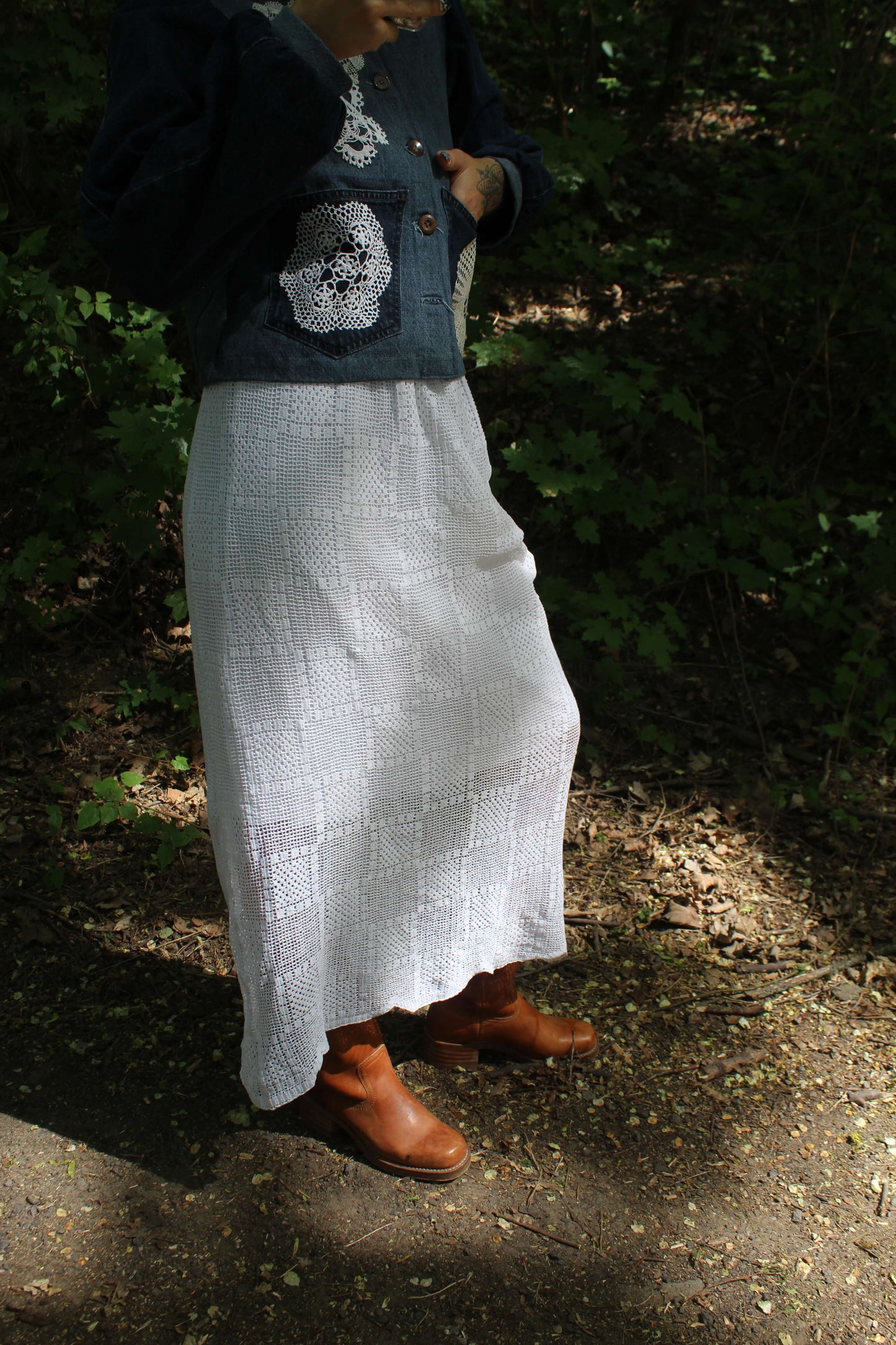 Sunday lace midi szoknya (S)