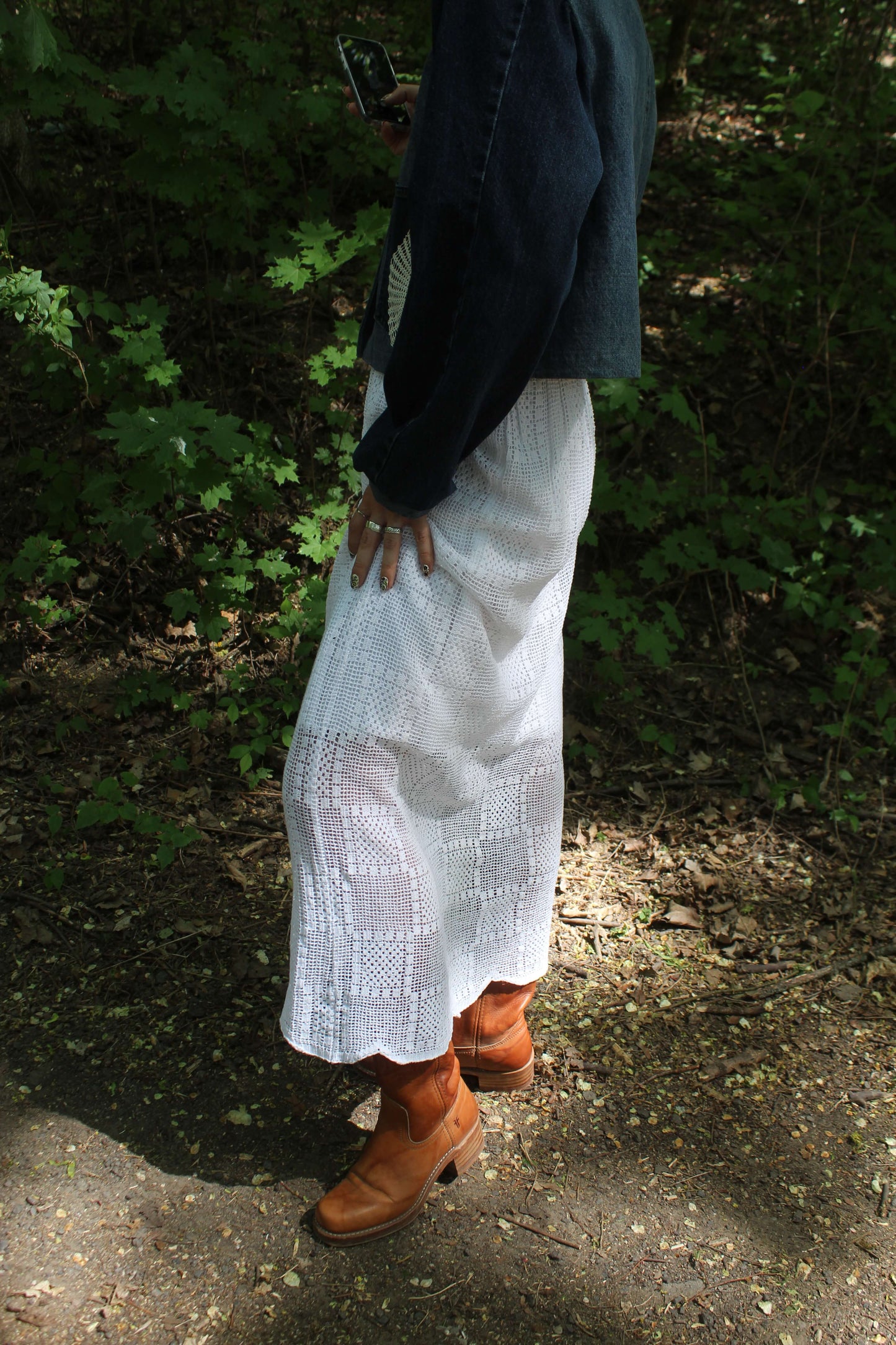 Sunday lace midi szoknya (S)