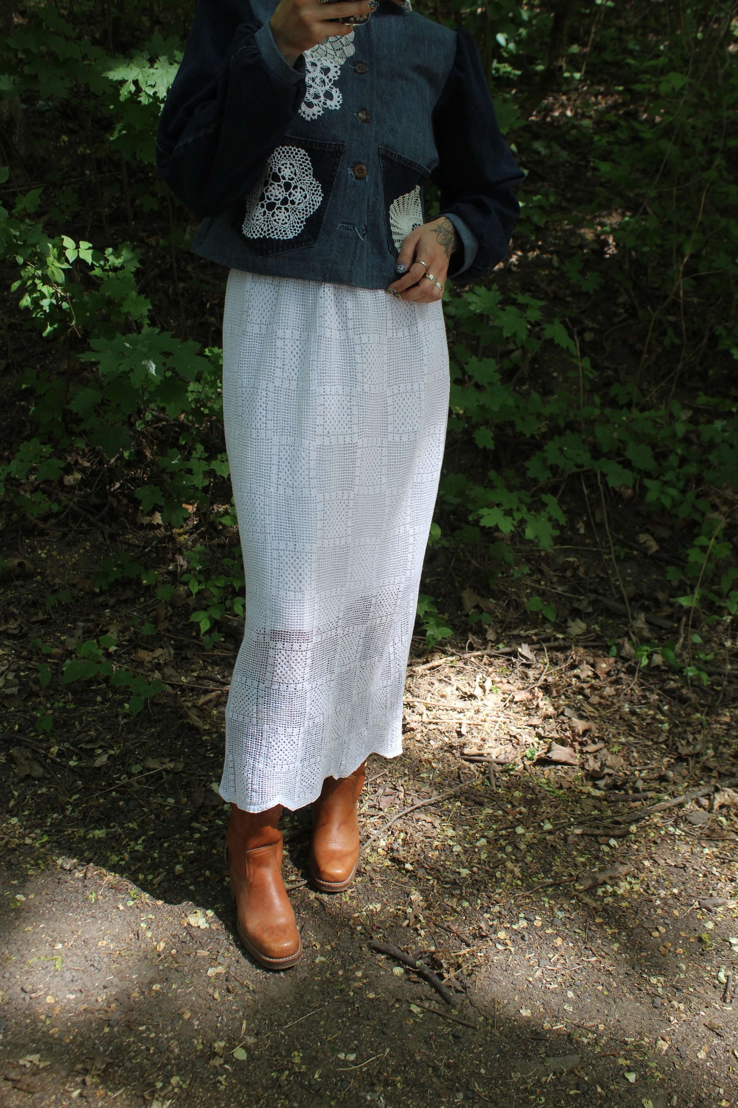 Sunday lace midi szoknya (S)